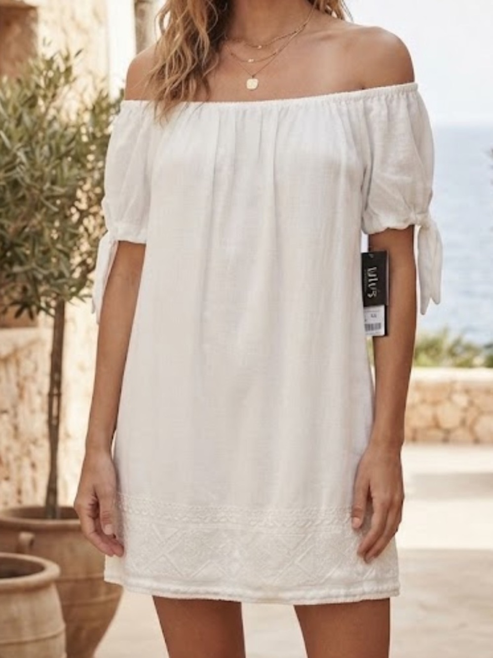 Lulu's Tunic Dress White NWT